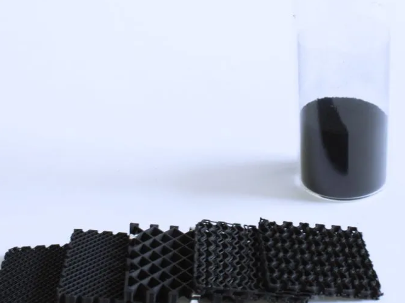 Piezas impresas en 3D con el material FEco Carbon Fiber